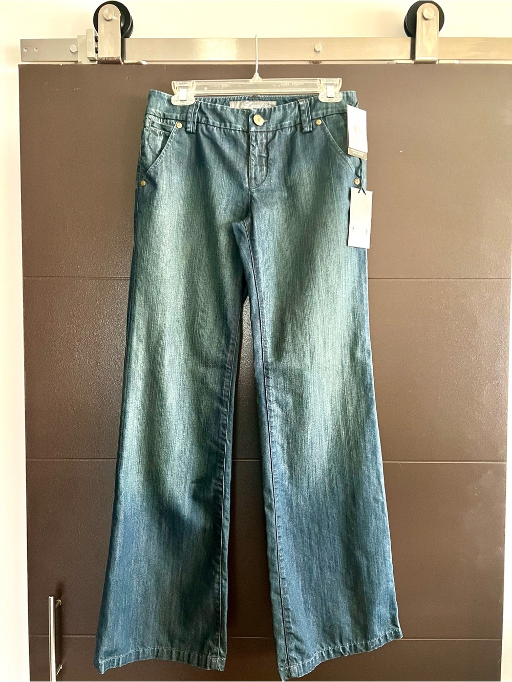 NWT Anthro Level 99 Women's Wide-Leg Denim Jeans 27